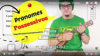 Pronomes possessivos - Teresinha de Jesus - Parodias Pedagógicas - ProAlex