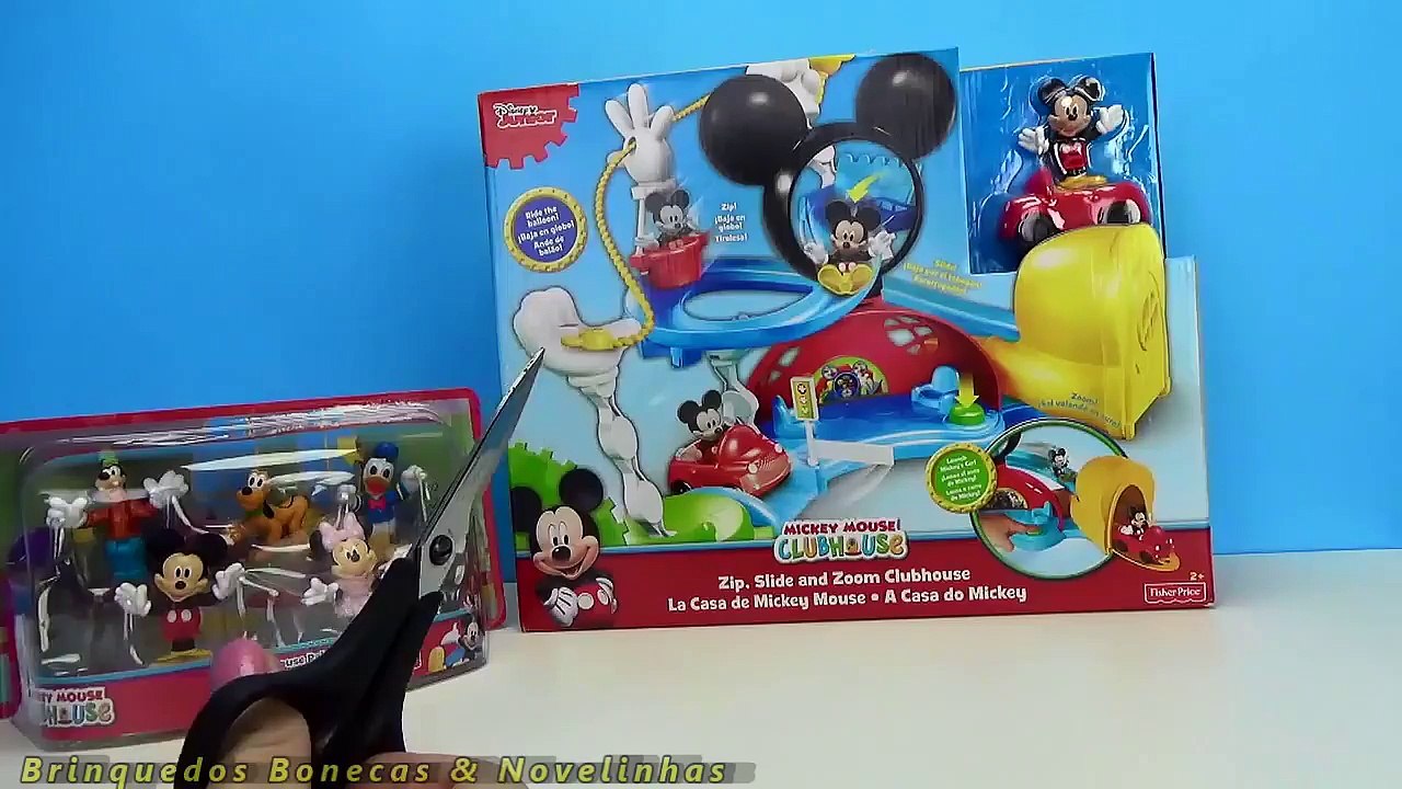 Brinquedo A Casa do Mickey Mouse escorregador tirolesa - Mickey Mouse  Clubhouse – La casa de Mickey─影片 Dailymotion
