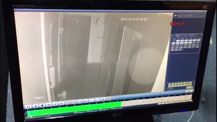 Zonguldak Kuryenin Ayakkabı Hırsızlığı Güvenlik Kamerasında