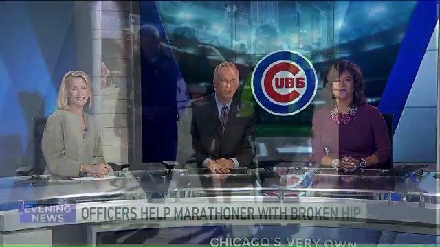 Police Officers Help Runner With Broken Hip Finish Marathon