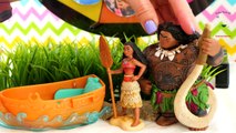 Moana PJ Masks Spin the Wheel Game! Disney Princess Moana Maui Owlette & Catboy Dolls Toy Surprises!