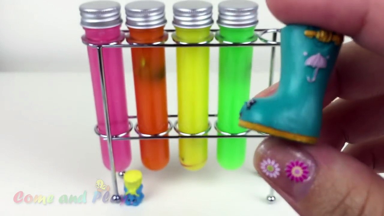 Gooey Clay Slime Test Tubes Surprise Shopkins Disney Frozen Toy
