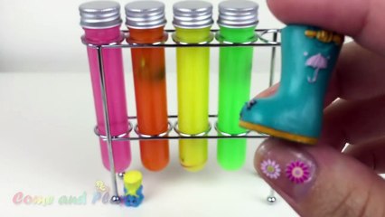 Gooey Clay Slime Test Tubes Surprise Shopkins Disney Frozen Toy