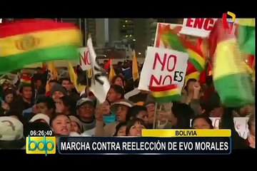Bolivia: miles protestan por reelección de Evo Morales