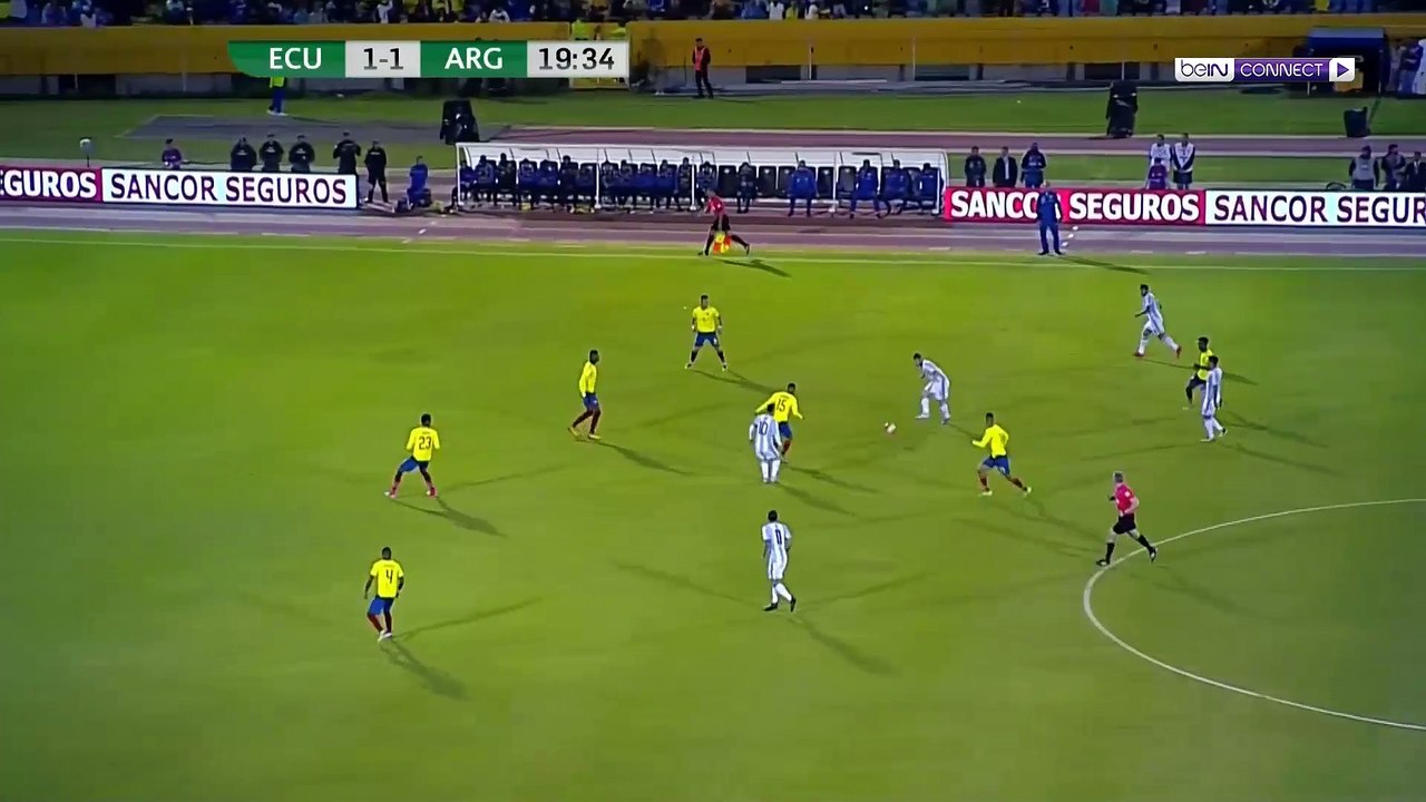 Deuxième  but de messi contre l'equateur