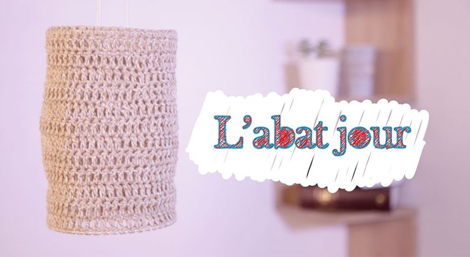 Tuto crochet : réalisez un abat-jour ultra tendance !