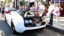 HYPERCARS GALORE: 6 Bugatti Veyrons, 3 918s, 2 LaFerraris, 2 P1s. Supercars of Los Angeles!