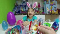 EASTER EGGS SURPRISE TOYS Disney Frozen WarHeads Finding Dory Trolls Kinder Egg Surprises Gummy Worm