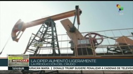 Incrementa OPEP producción de crudo 0.27% en septiembre