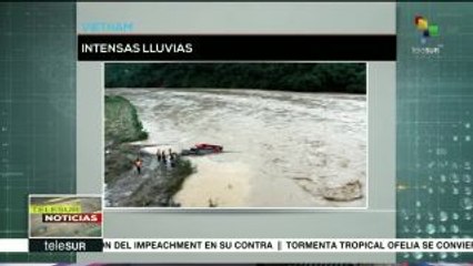 Al menos 37 muertos y 21 desaparecidos por inundaciones en Vietnam