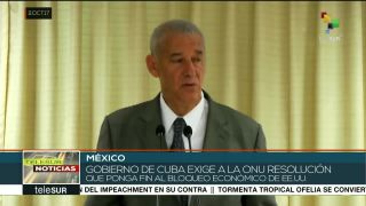 Cuba exige a ONU resolución que ponga fin al bloqueo de EE.UU.