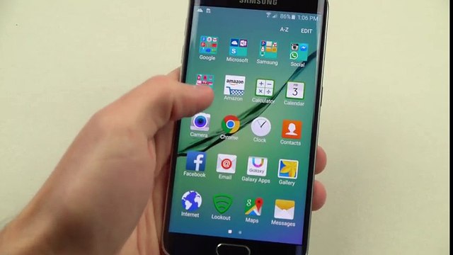 Samsung GalaxySamsung Galaxy S6 Edge Hammer & Knife Scratch Test