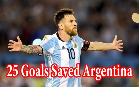25 Goals Lionel Messi Saved Argentina Alone