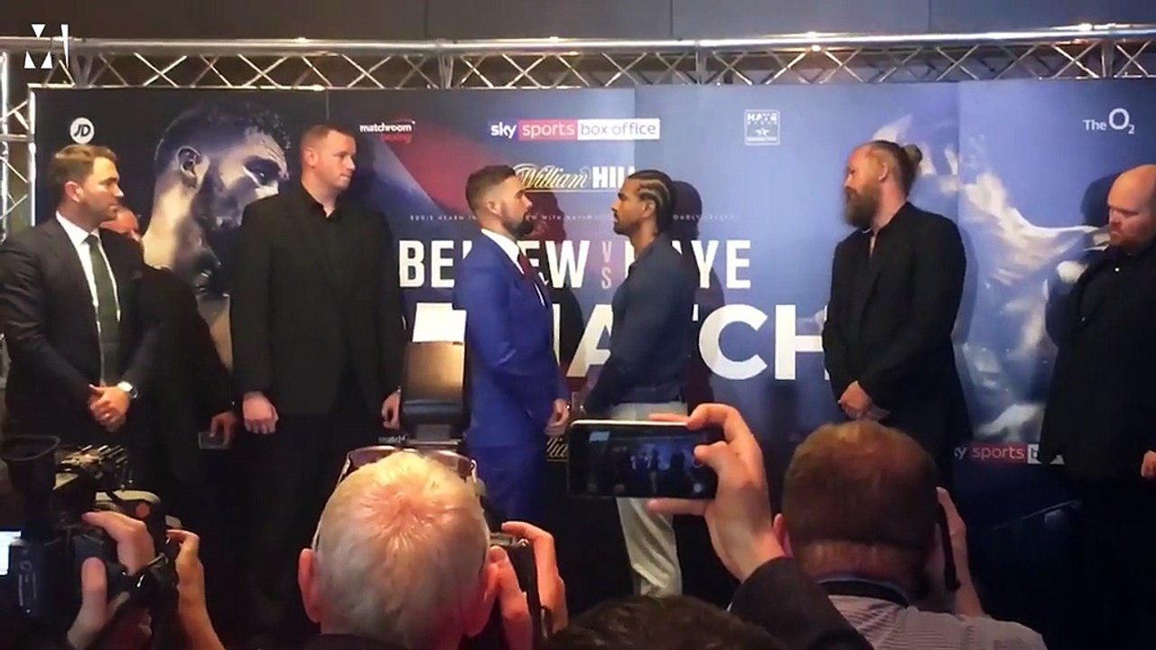 Haye - Bellew rematch face off - Metro