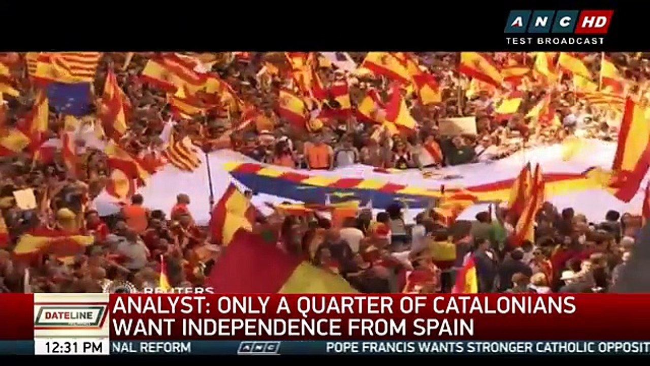 Dateline Spain should address Catalonians' grievances analyst