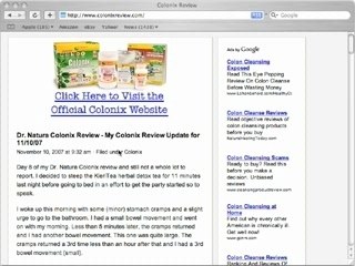 Dr. Natura Colonix Colon Cleanser - Colonix Review Day 8