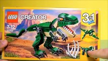 Lego Creator 31058 Mighty Dinosaurs Tyrannosaurus Rex | T-Rex Dinosaur Toys | Triceratops