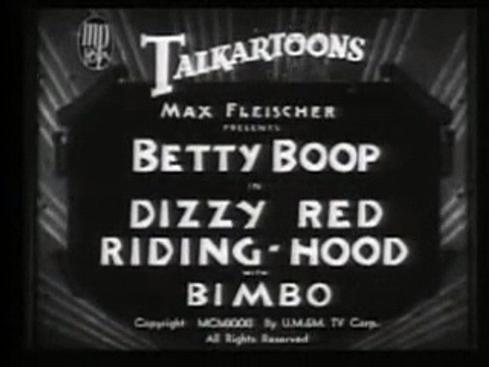 Betty Boop-Dizzy Red Riding Hood