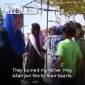 Muslim women in Raqqa, Syria burn their veils after being liberated from ISIS.