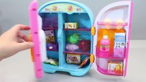 Fridge Play Doh Ice Cream Maker Refrigerator & Cash Register Surprise Eggs Toys