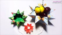 Origami : Star-shaped Basket (Box) / 종이접기 - 별 모양 바구니 (상자)