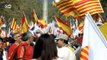 Milhares marcham contra a independência da Catalunha no dia Nacional da Espanha