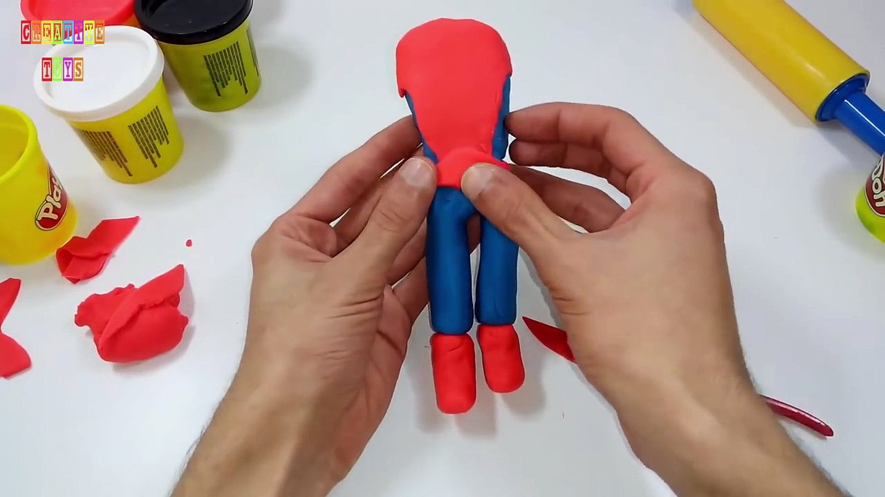 Play Doh Spiderman!! Play Doh Videos Spiderman For Kids Playdough Videos For Children