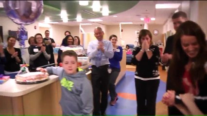 Billboard Over Interstate to Ring Every Time a Child Completes Chemo