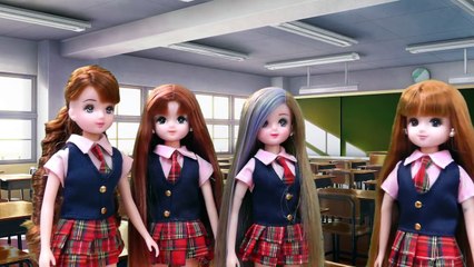 リカちゃん人形 アニメ☆トイレに入りたいけど入れな～い！！☆おもちゃ ハウス おもしろ