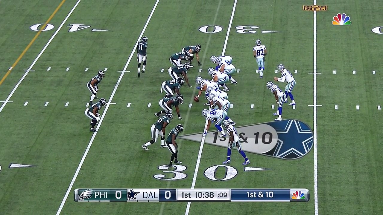 2015 - Cowboys Dez Bryant burns Eagles for 51 yards