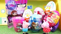Pig George e Peppa Pig Abrindo Ovos Surpresas Surprise Eggs Toys Kinder Frozen Zelfos