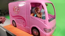 Trailer de Acampamento da boneca Barbie Glam Camper Abrindo brinquedos DisneyKidsBrasil