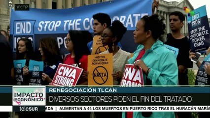 Continúan las protestas en EEUU en rechazo al TLCAN