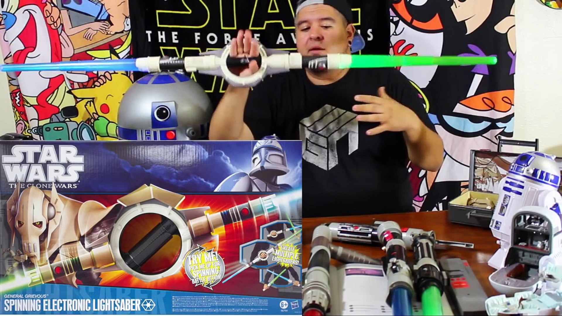 spinning lightsaber toy