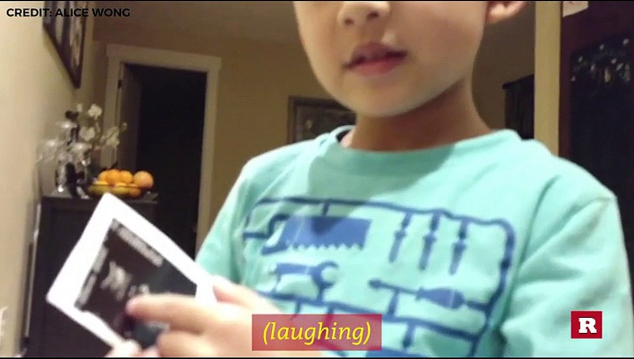 Anson Wong, boy genius, in the funniest baby announcement ever