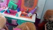 Elsa hair cut off vs Scissors! Has a haircut! Barbie Hairdresser Anna Toddlers Frozen Toys In Action