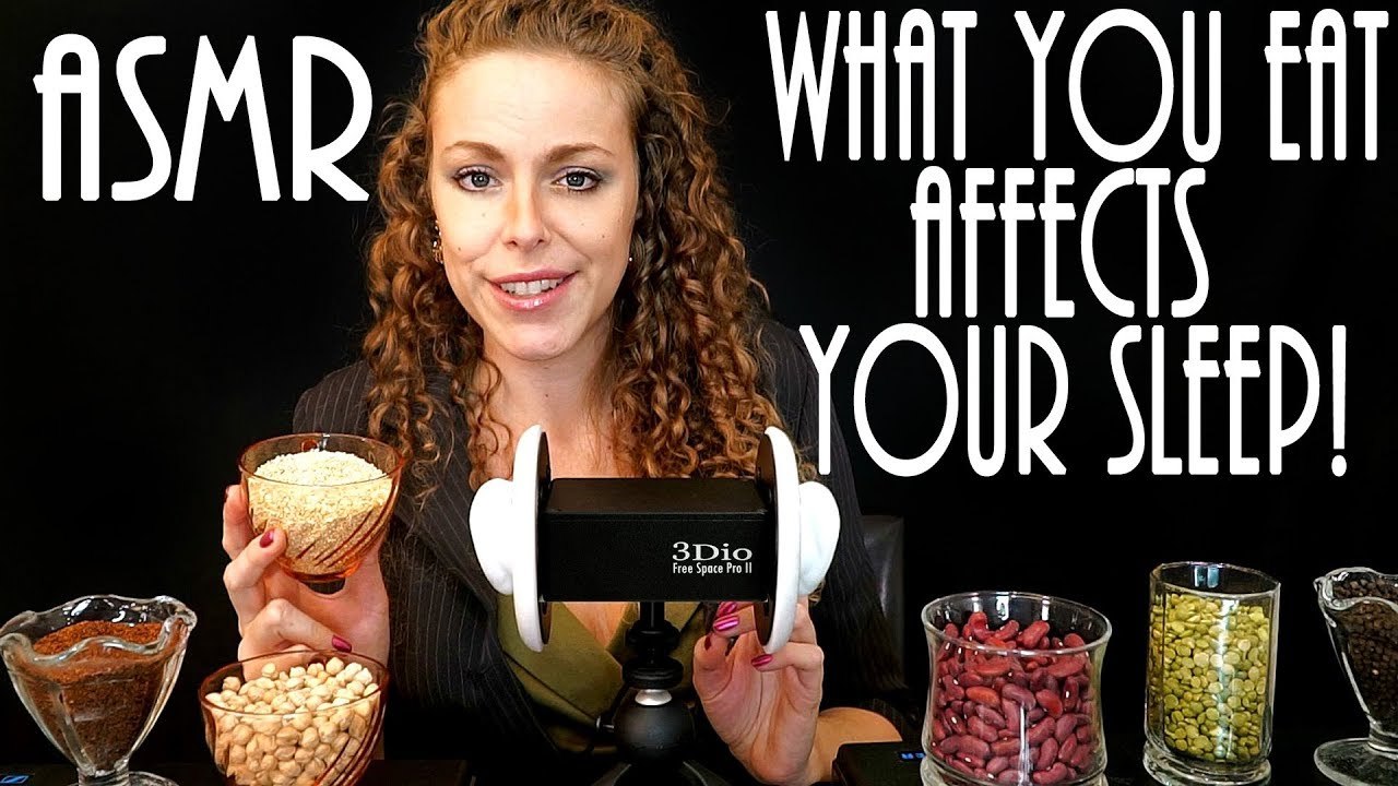 ASMR – Foods that Help you Sleep – Binaural Soft Spoken (Real Health Coach not Role Play)