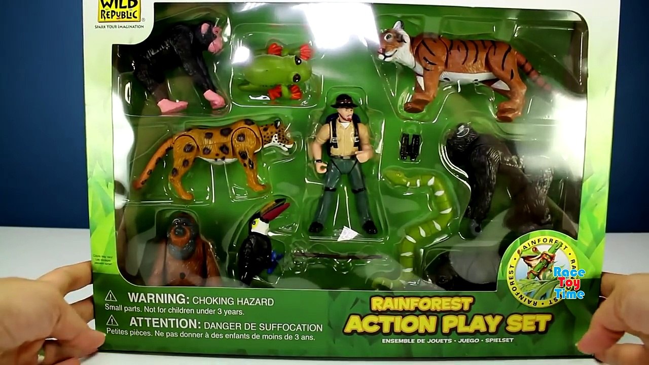 Rainforest Jungle and Australian Wild Animals Toys Collection - Learn Animal  Names – Видео Dailymotion