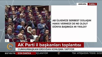 Cumhurbaşkanı Erdoğan'dan AB'ye: Karşılıklı bir ihtiyaç formülü var!