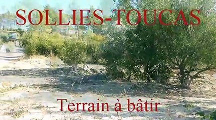 vente terrain a batir 1000 m2 SOLLIES TOUCAS - Libre constructeur
