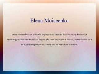 Elena Moiseenko - Do You Have What It Takes to Lead
