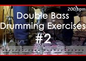 Double Bass Drumming Exercises by Gawron. Drum lesson #2 Ternary