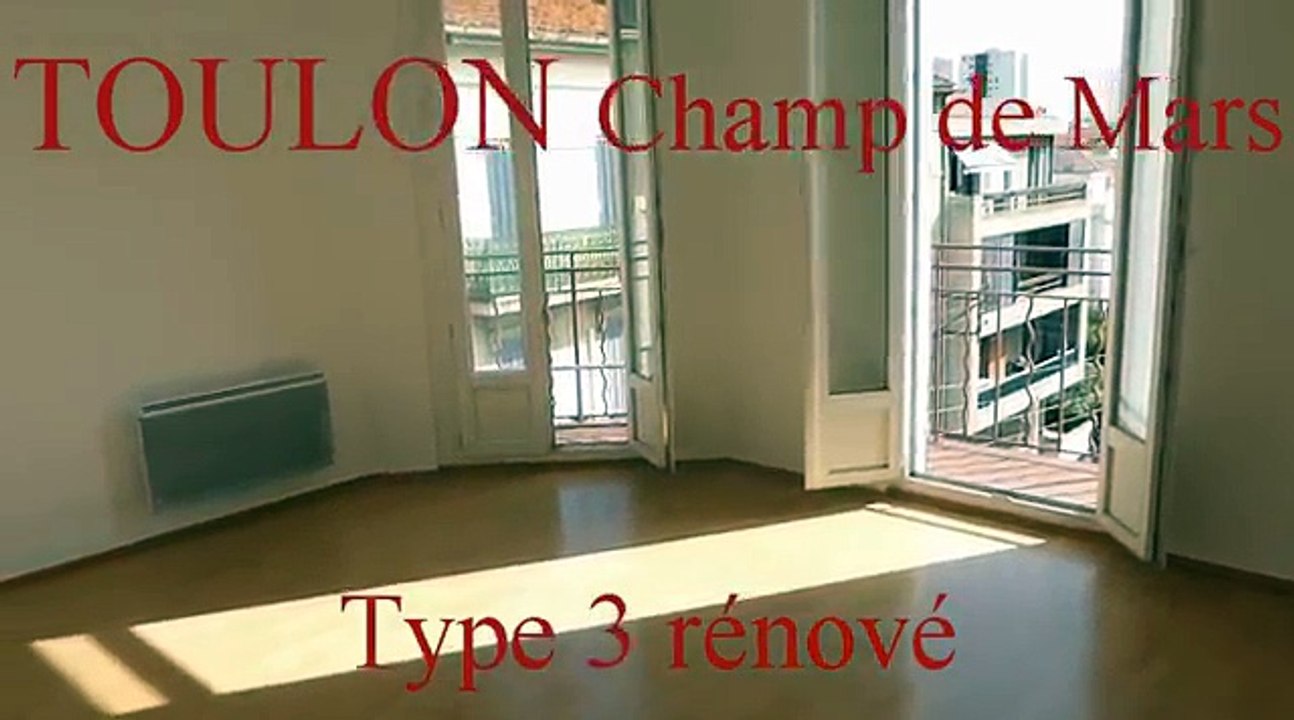 Vente Bel appartement renove T3 Toulon Champs de Mars - Dans une jolie copropriete