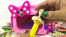 Minnie Mouse Mikrodalga Oyuncak Aleti Sürpriz Oyuncaklar PEZ Şeker Çocuklar İçin Video Come and Play