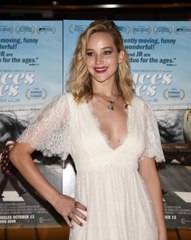 Jennifer Lawrence wore a wedding dress on the red carpet