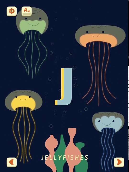 Mini-U: ZOO Alphabet in English / iPad game app for children / toddler / baby