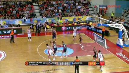 Ολυμπιακός 75-64 Μπασκόνια - Πλήρη Στιγμιότυπα 12.10.2017 [HD]