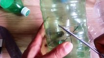 How to make a fish trap in 10 second with plastic bottle (कैसे एक मछली जाल बनाने के लिए)