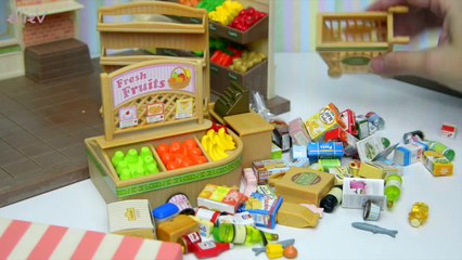 Sylvanian Families Calico Critters Supermarket Setup and Play - Kids Toys