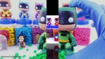 Spiderman Batman Play-Doh Dippin Dots Learn Colors Funko Pop Toy Surprises Episodes